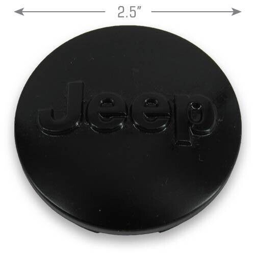 Jeep Grand Cherokee Renegade Wrangler Wheel Center Cap 1LB77TRMAC OEM Black