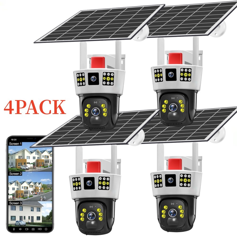 360° Camara De Seguridad Inalambricas Para Exterior Con Vision Nocturna y Audio