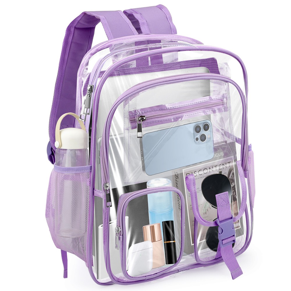 Waterproof Heavy Duty Clear Transparent School Backpack for Students