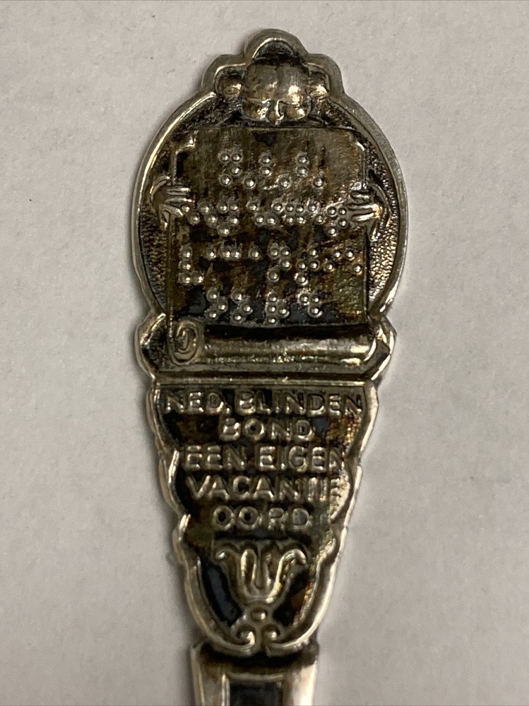 Vintage Spoon Collectible Ned. Blinden Een Eigen Vacantie Oord 1895-1955.