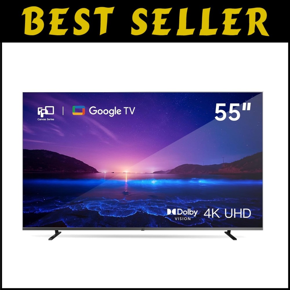 55-Inch 4K HDR Smart TV with Google Assistant Dolby Atmos MEMC