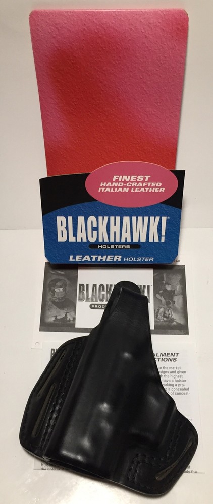 Blackhawk Leather 3 Slot Pancake Holster XD Compact Left Hand LH Size 16 CQC