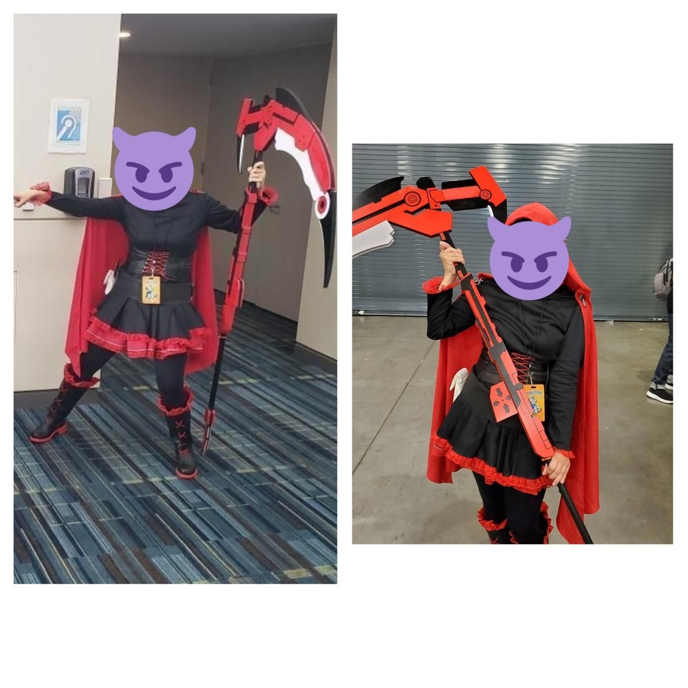 Ruby Rose RWBY cosplay costume outfit inspired by the show