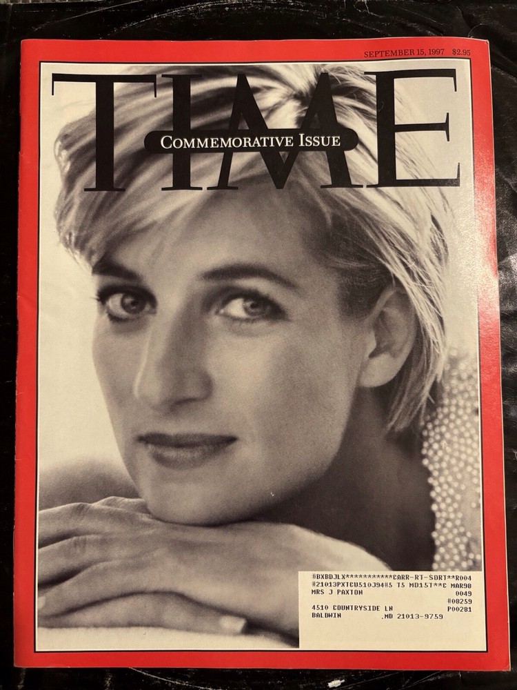 1996 September 15, Time Magazine, Princess Diana Commemorative Issue