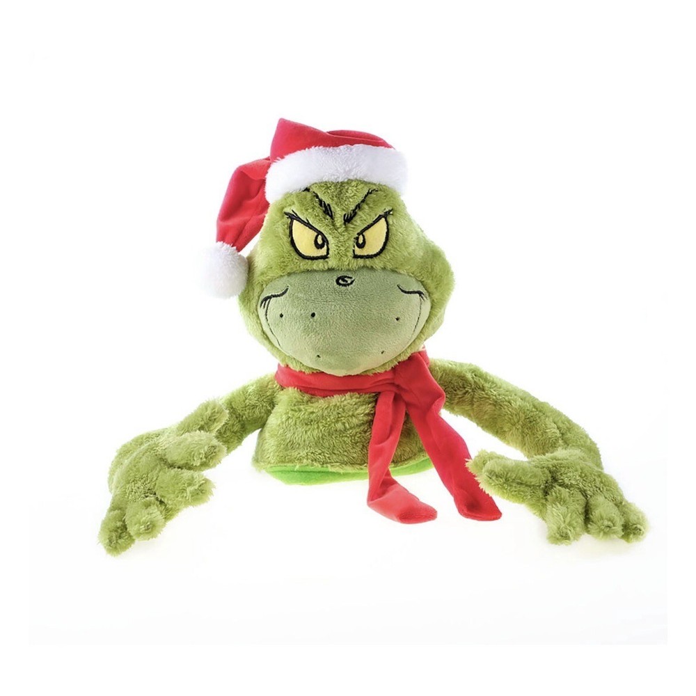 Grinch Tree Hugger Christmas Tree Topper 14.5 Inch New Decoration
