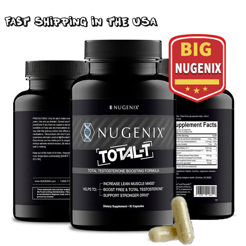 NUGENIX TOTAL-T Capsules -Testosterone Booster, Energy & Endurance 90pcs