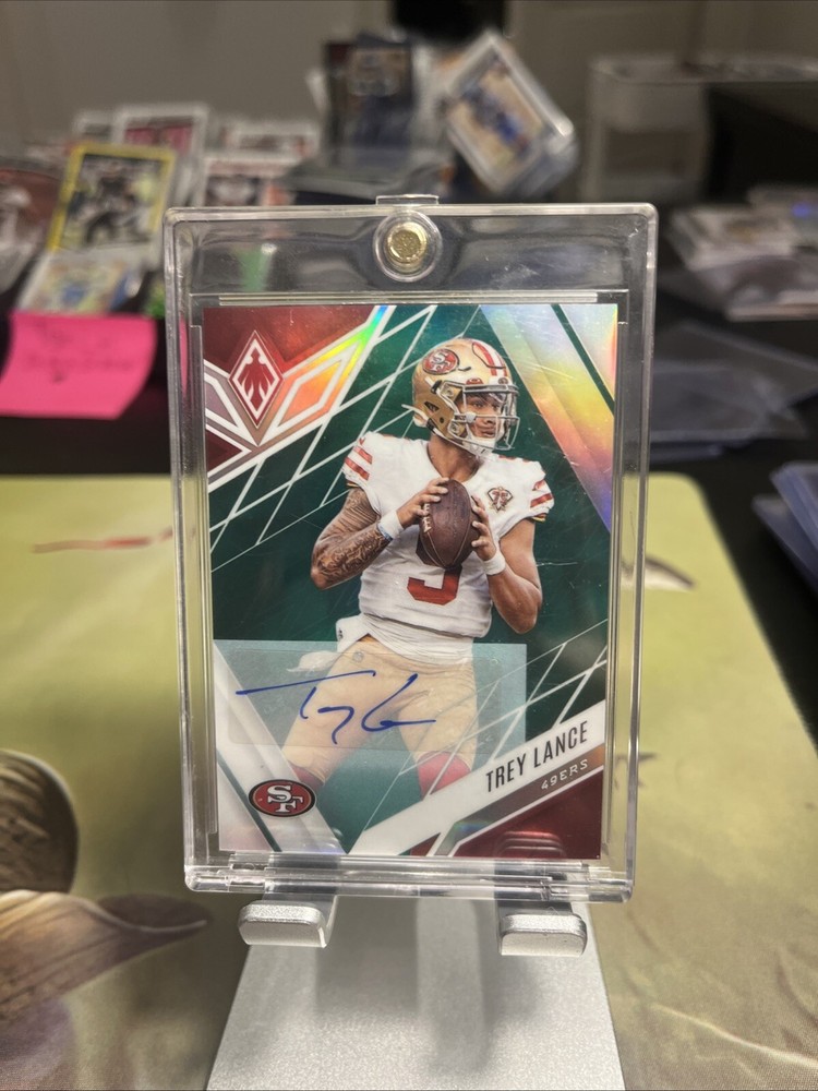 2022 Panini Phoenix Trey Lance Auto Green 5/5 eBay 1/1 Mint Autograph 49ers