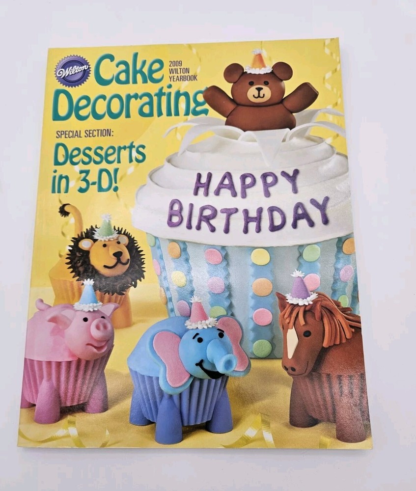 Vintage 2009 Yearbook Cake Decorating, Desserts In 3D
