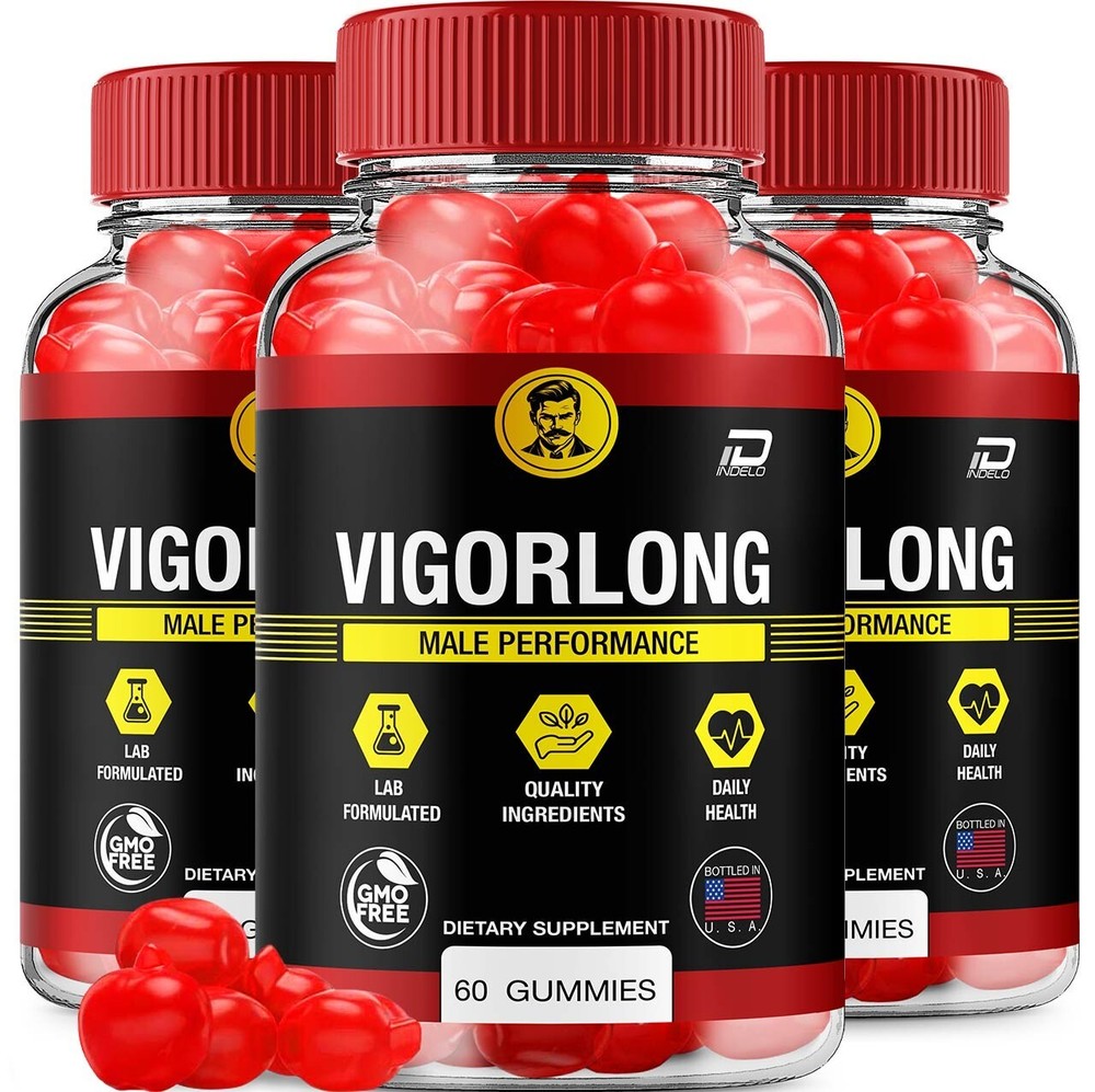 (3 Pack) VigorLong Gummies for Men – Vigor Long Male Gummies All-Natural