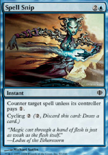 SPELL SNIP X4 4 4X Shards of Alara MTG Magic the Gathering Cards DJMagic