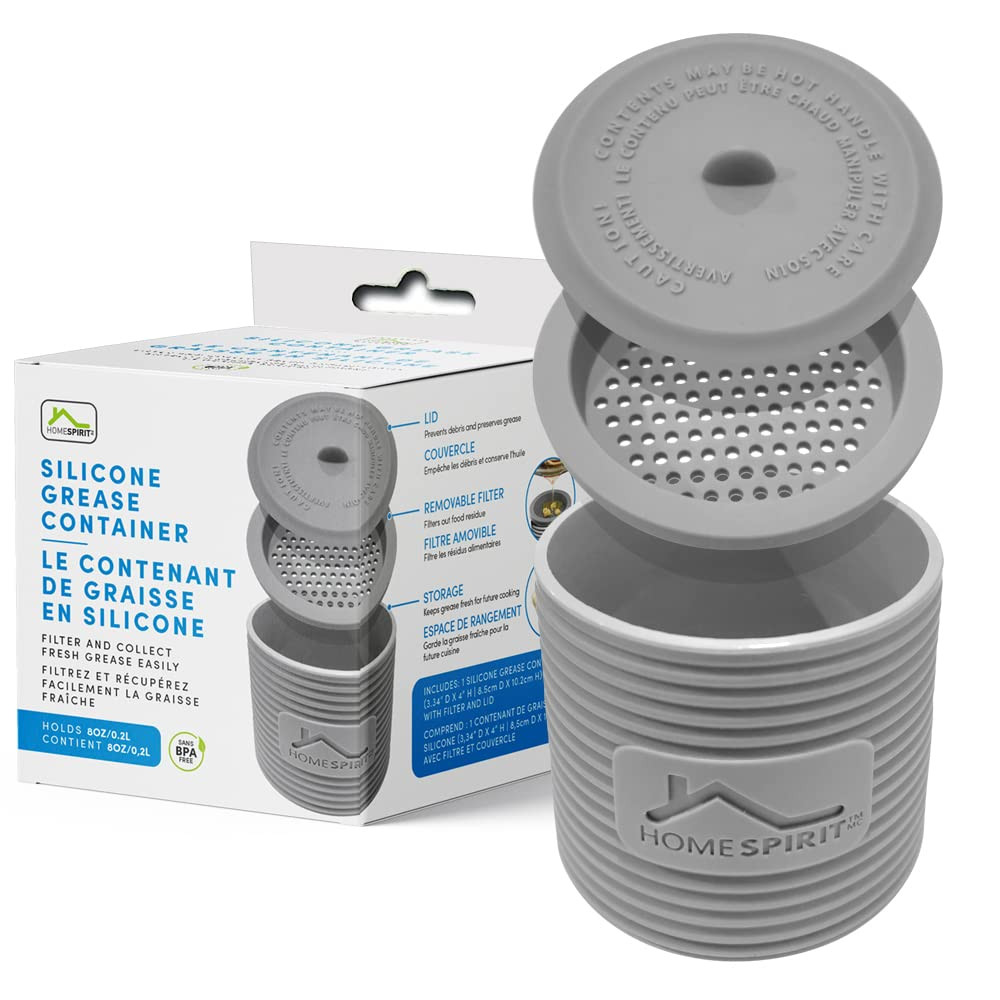 BPA-Free Silicone Bacon Grease Container by Northern Response