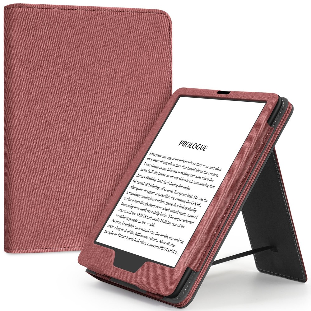 Slim Protective Case with Hand Strap for 6.8-7 Inch Kindle Paperwhite 11th & 12th Gen
