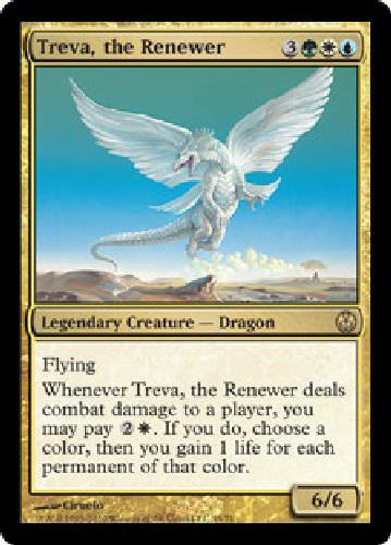 TREVA, THE RENEWER X4 4 4X Phyrexia vs the Coalition MTG Magic Cards DJMagic