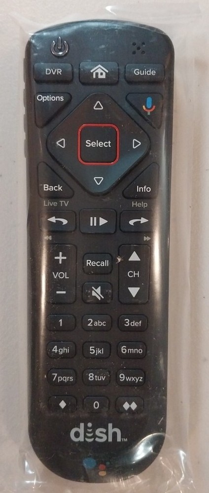 NEW Dish Network 54.3 GOOGLE VOICE REMOTE Hopper/Joey/Wally RF Free Shipping-image