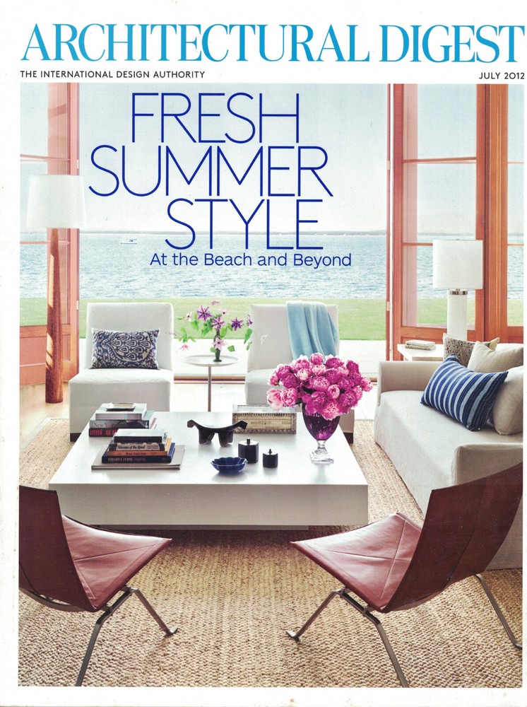 Architectural Digest July 2012 Frsh Summer Style at the Beach and Beyond