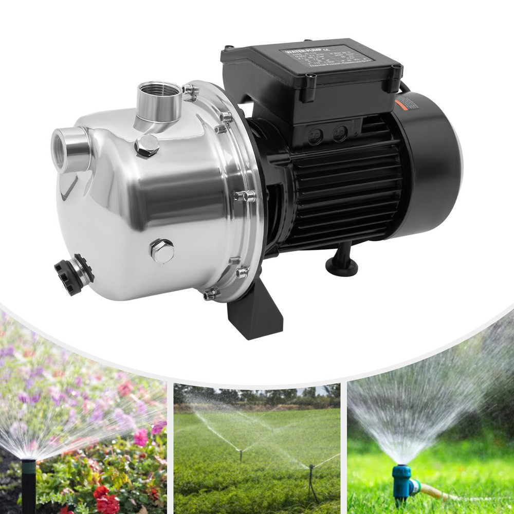 1.5HP Shallow Well Pump Garden Jet Pump Garden Lawn Irrigation Booster Jet Pump