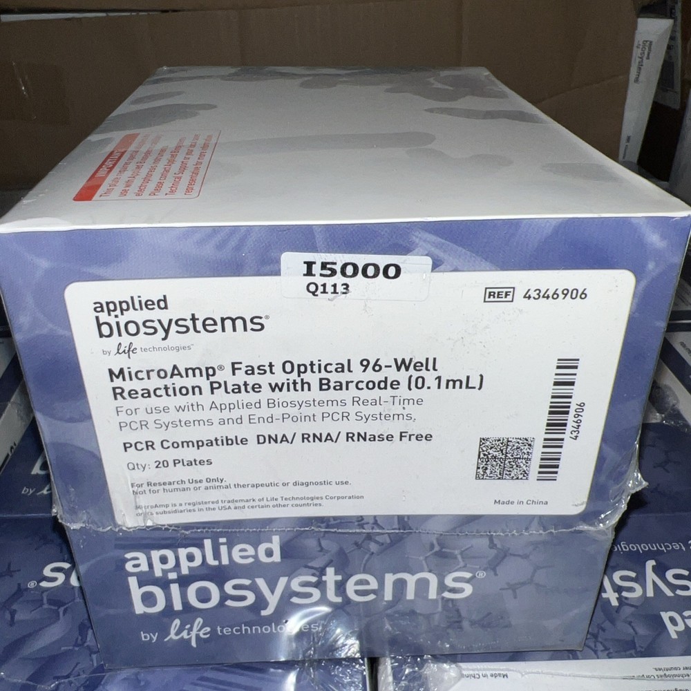 Applied Biosystems MicroAmp Fast Optical 96-Well Reaction Plate New