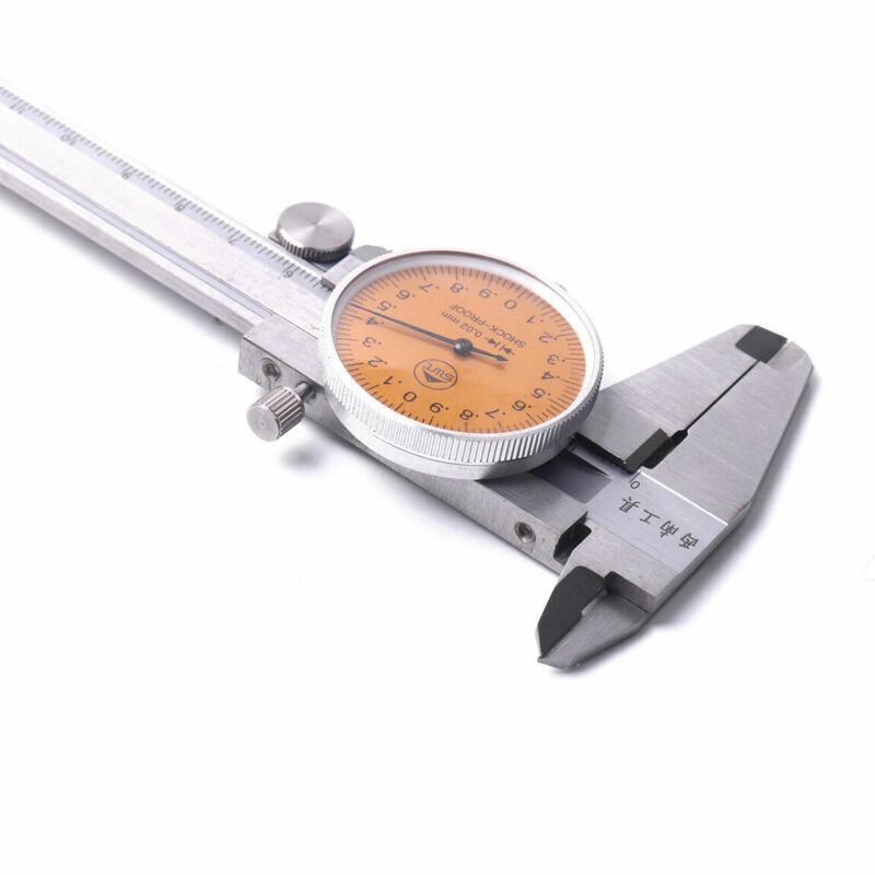 Dial Vernier Caliper Gauge Micrometer Tool Stainless Steel 0-150mm Dial Caliper