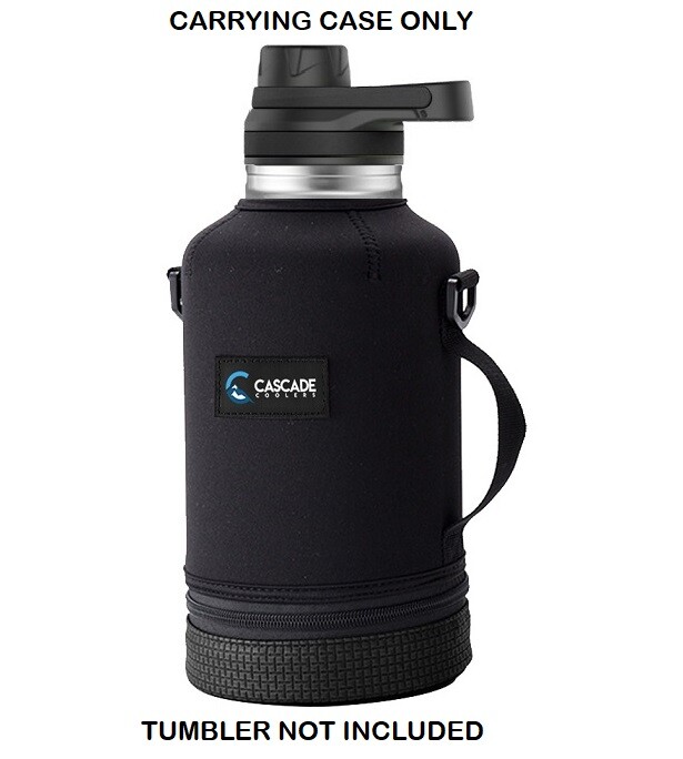 64OZ TUMBLERS WATER BOTTLE HOLDER CARRYING CASE SLEEVE W/ SHOULDER STRAP