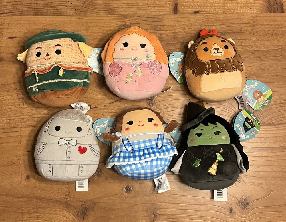 Squishmallows Wizard Of Oz Plush LOT 85th Anniversary Limited Edition Wicked HTF