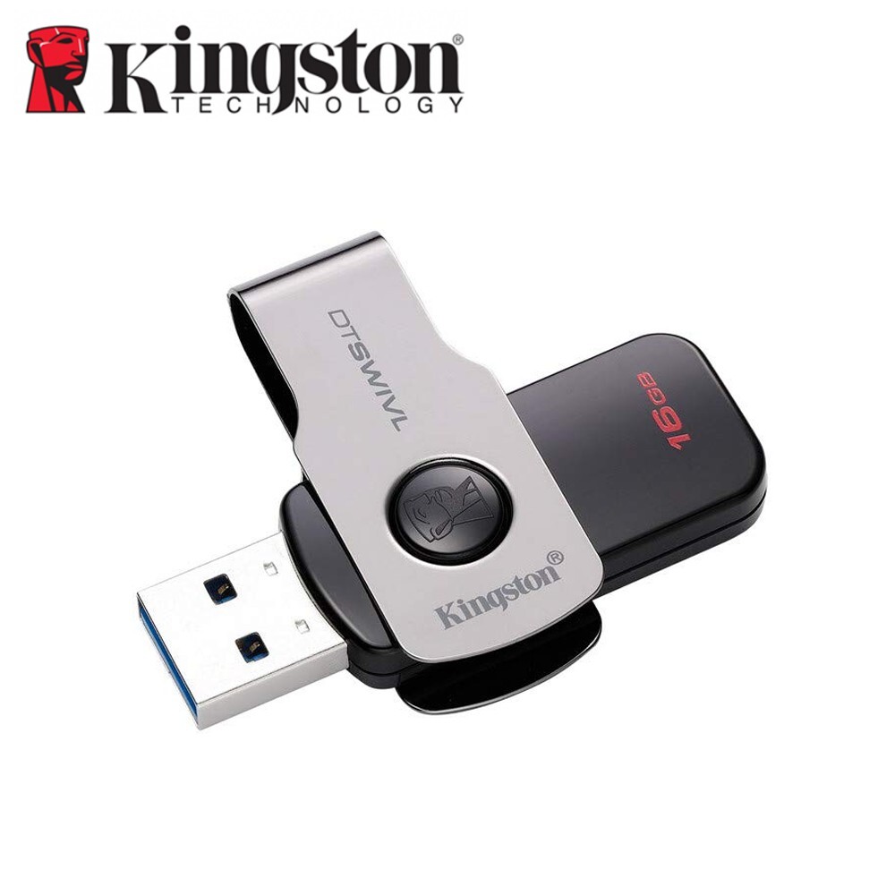 Rotate Kingston DT SWIVL 16GB USB3.1 Flash Drive Memory Stick USB Storage Device
