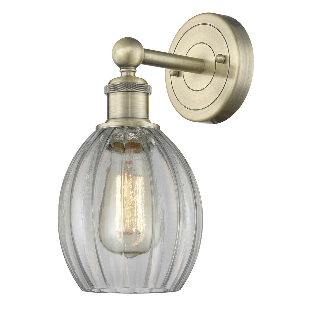 Eaton Brass 13-Inch Tall Wall Sconce by Innovations Lighting 616-1W-13-6