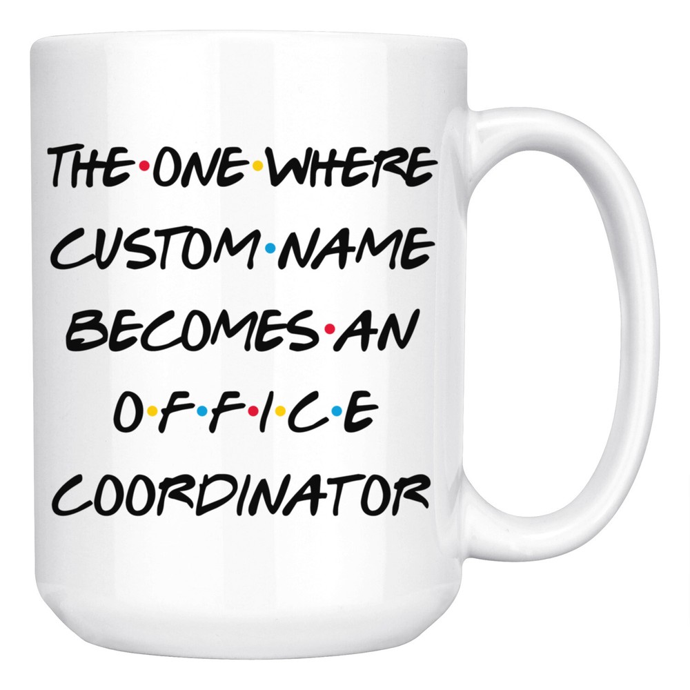 Personalized Office Coordinator Promotion Mug, Coordinator Graduation Gift