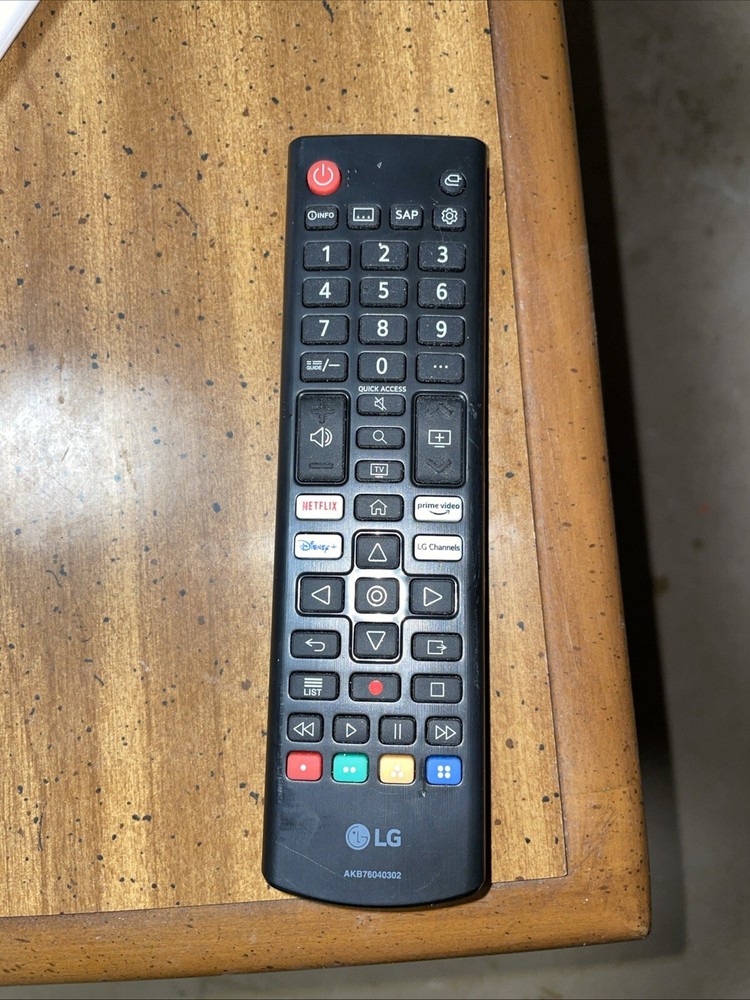 NEW GENUINE OEM LG REMOTE CONTROL, Model: AKB76037601