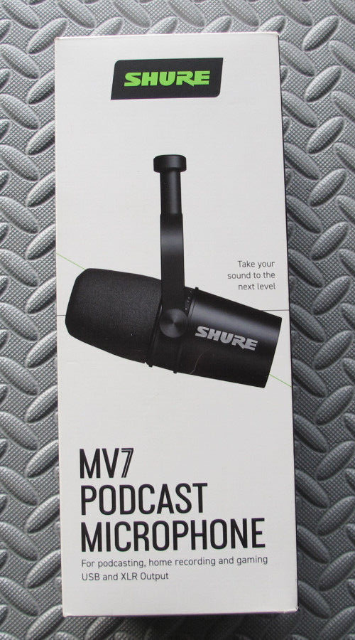 Shure MV7 Dynamic USB XLR Microphone in Black