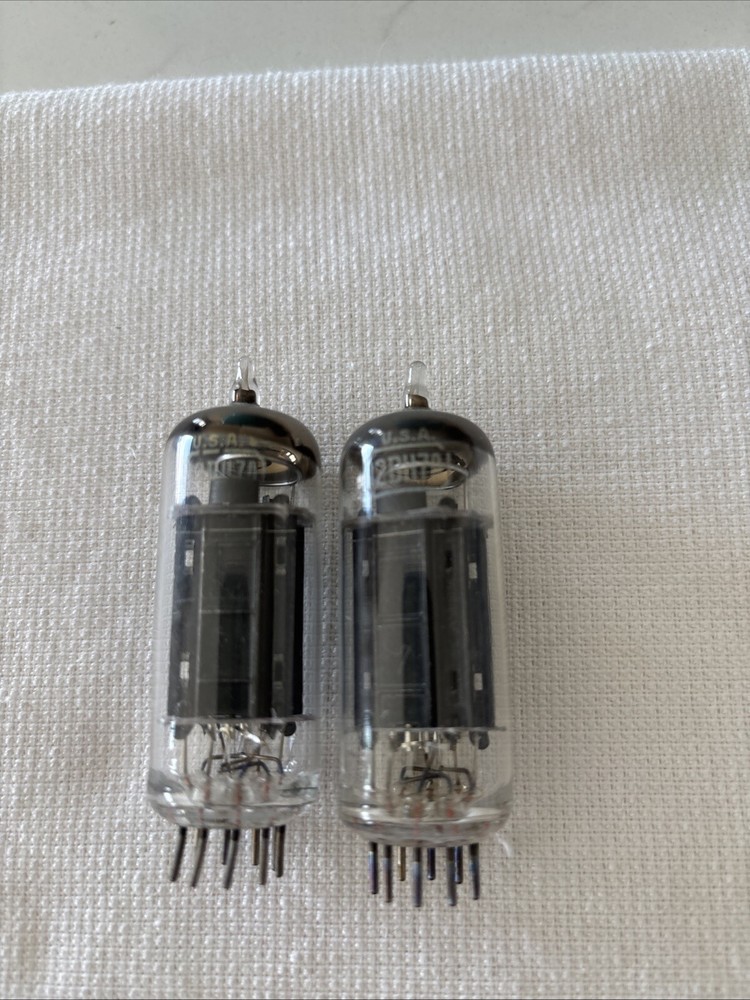 USA-Made 2 12BH7A Vacuum Tubes for Audiophile Gear