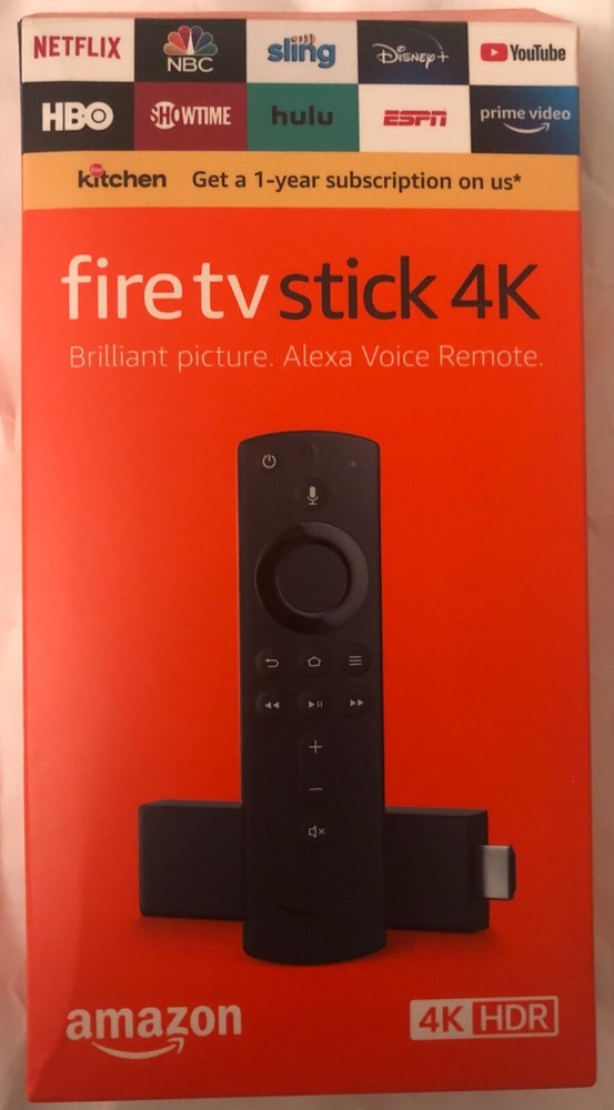 AMAZON FIRE TV STICK HDR/4K STREAMING DEVICE w/ALEXA VOICE REMOTE ~FREE SHIPPING-image