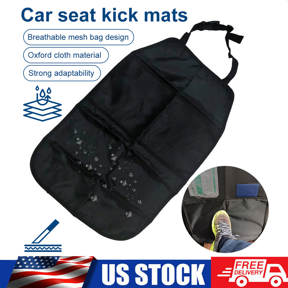 2x Car Seat Back Protector Cover For Kid Kick Mat Clean Anti-Dirt Mud Protection