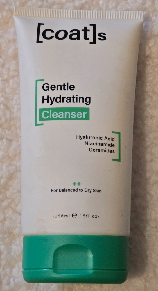 COATS Gentle Hydrating Cleanser 5 oz  Moisturizing Face Wash w/Hyaluronic Acid