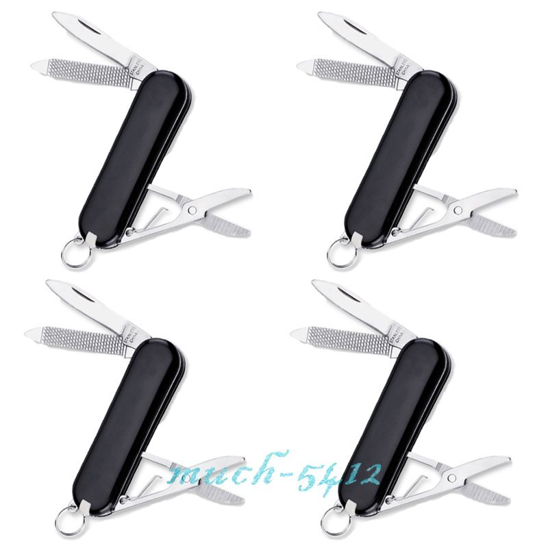 4PCS Army Knife Pocket Folding Multi-Use Tools Outdoor Mini Survival Kits