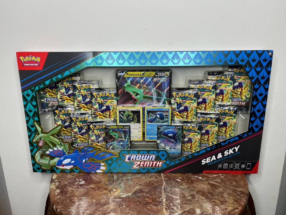Pokemon TCG: Crown Zenith Sea and Sky Premium Collection Box 🆕✅