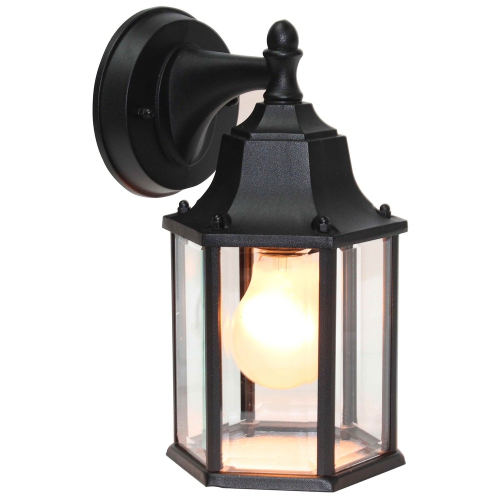 Black 1-Light Outdoor Wall Lighting for Stylish Exterior Illumination