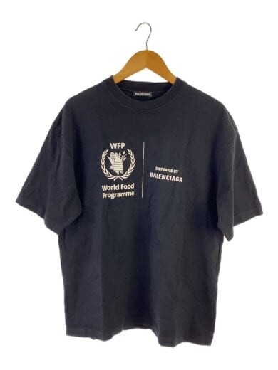 BALENCIAGA/T-shirt/M/Cotton/BLK/612966 THV84