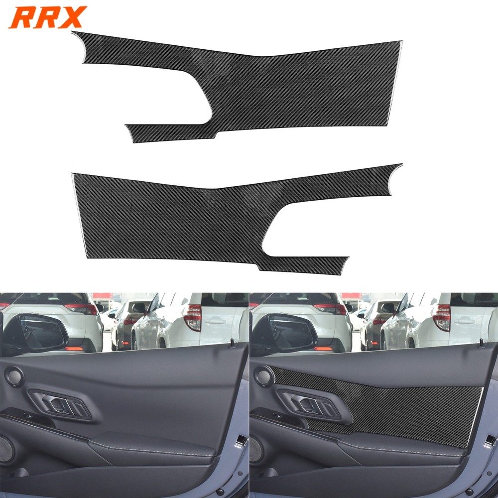 Real Carbon Fiber Interior Door Panel Cover for Toyota GR Supra A90 MK5 2019-2022