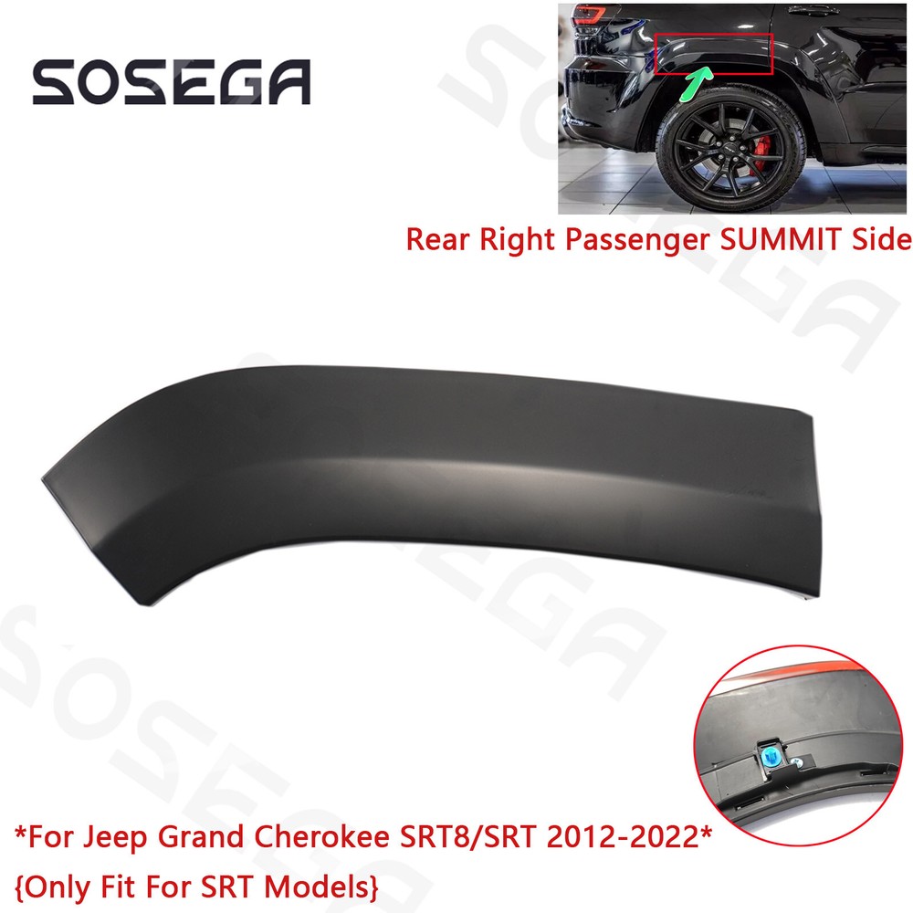 For Jeep Grand Cherokee SRT/SRT8 2012-2022 Rear Right SUMMIT Side Fender Flares