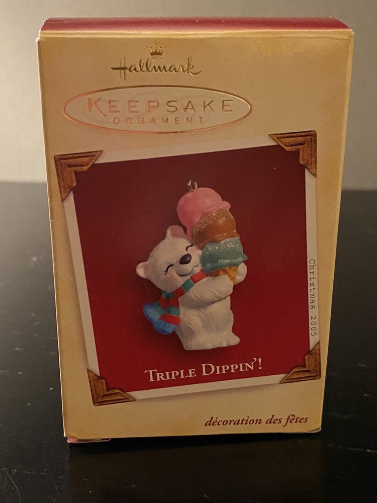 Hallmark 2005 Keepsake Ornament ~ TRIPLE DIPPIN'!- READ