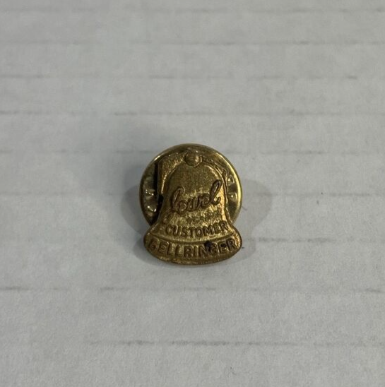 Jewel Customer Bellringer Award Pin | Vintage-image