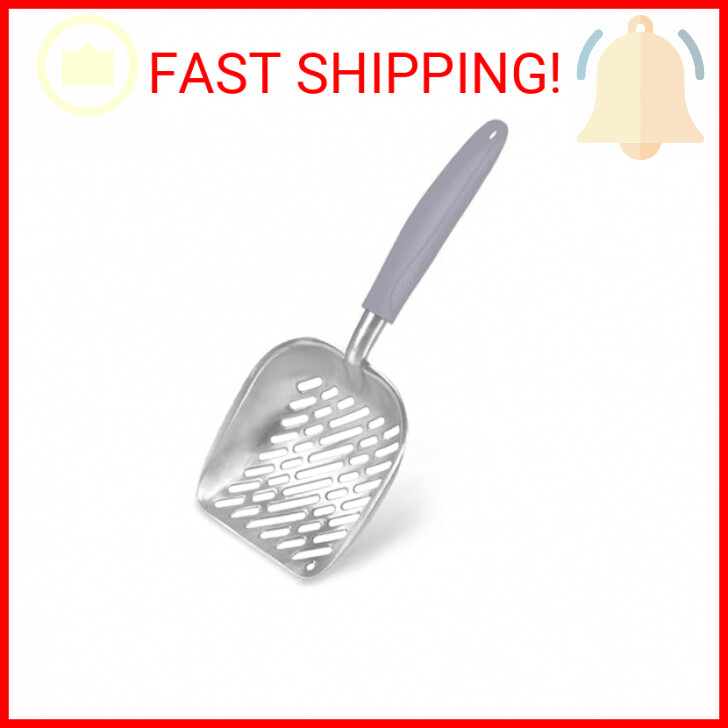 SunGrow Large Cat Litter Scoop, Life Transforming Cat Scooper, Reduces Hand Fati