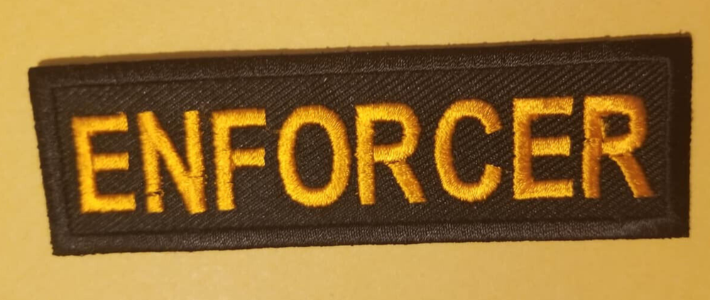 ENFORCER Club Officer Embroidered Patch Worldwide shipping