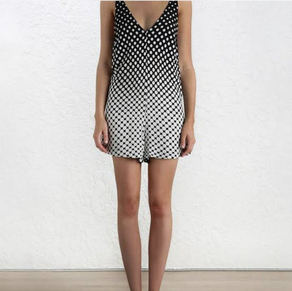 ZIMMERMANN Playsuit Size AU 6 US 2 Polka Dot Print