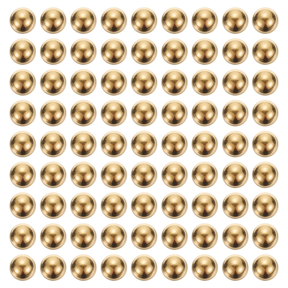 100pcs Precision Solid Brass Bearing Balls 3.5mm Industrial Brass Ball Spheres