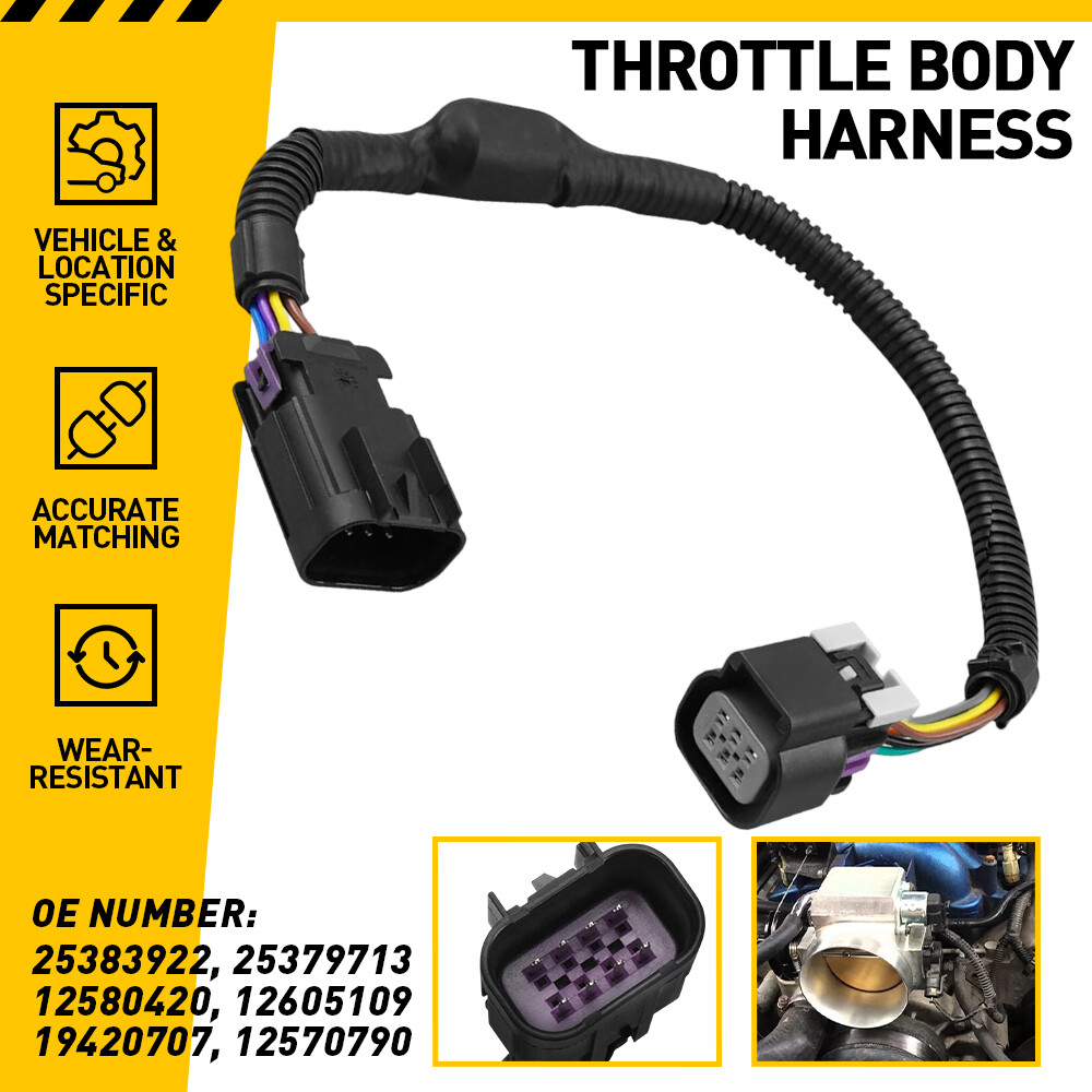 6-Pin to 8-Pin Throttle Body Adapter Harness for GM Silverado Sierra