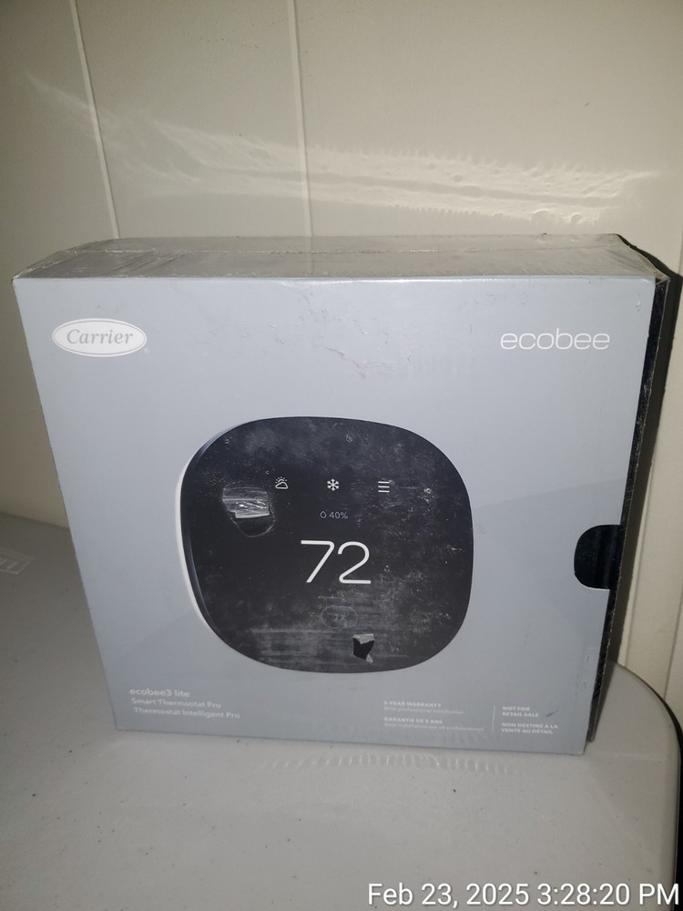 Carrier Ecobee EB-STATE3LTUCR-01 Smart Thermostat - Black