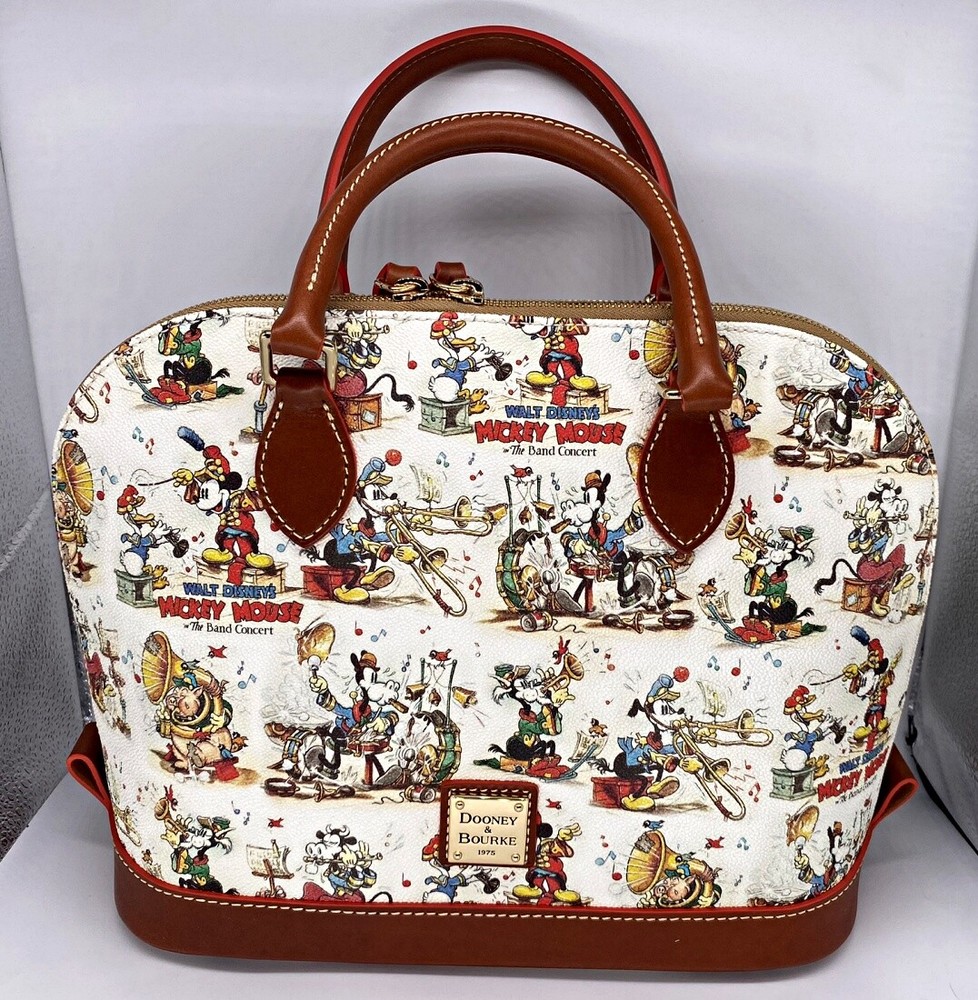 Disney Dooney & Bourke 2023 Mickey Mouse Band Concert Satchel Bag - New