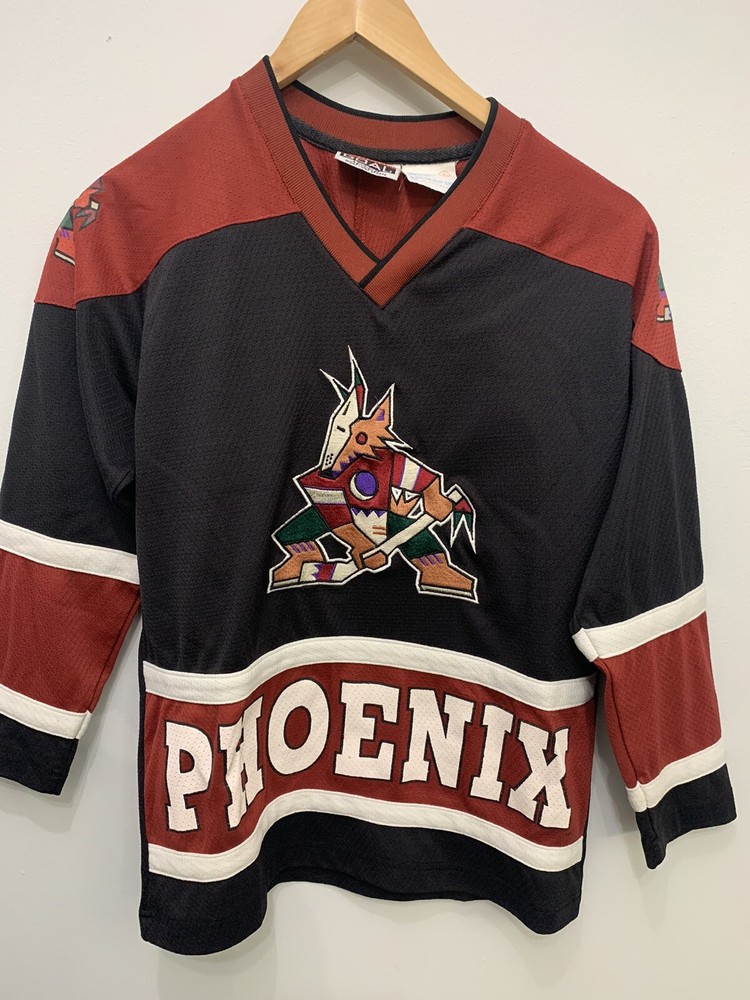 Youth Medium NHL Phoenix Coyotes Vintage Jeremy Roenick #97 Winning Goal Jersey