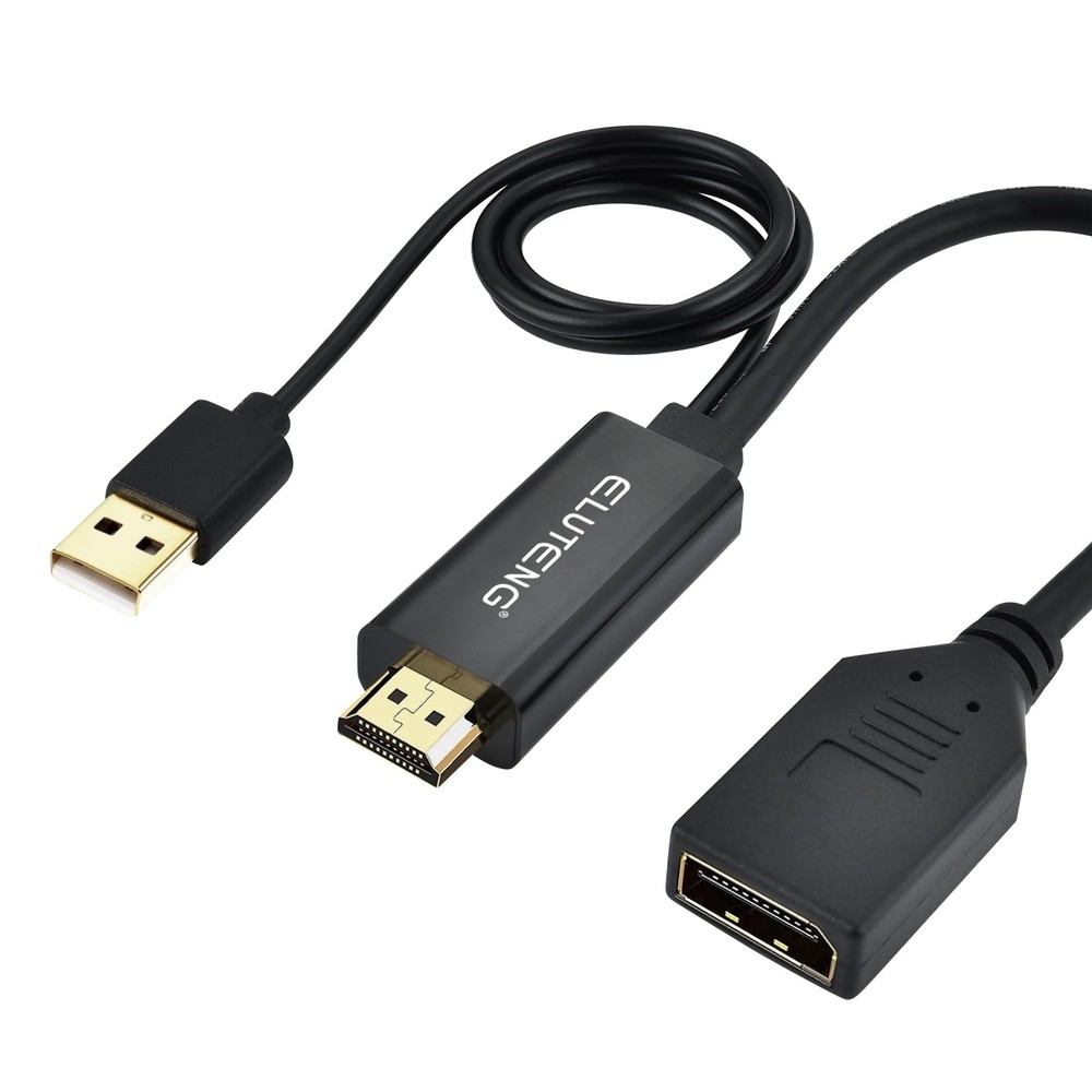 4K 60Hz HDMI to DisplayPort Adapter with USB Power Support